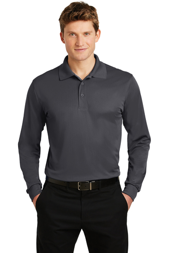 05 - Sport-Tek &#174;  Long Sleeve Micropique Sport-Wick &#174;  Polo. ST657